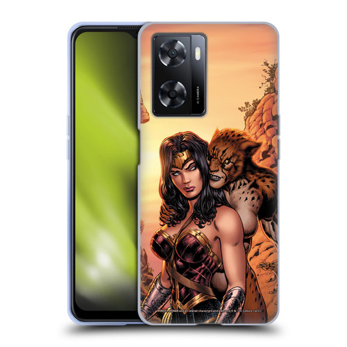 Wonder Woman DC Comics Comic Book Cover Rebirth #3 Cheetah Soft Gel Case for OPPO A57s
