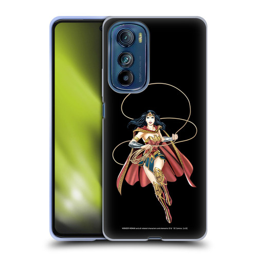 Wonder Woman DC Comics Character Art Lasso Of Truth Soft Gel Case for Motorola Edge 30