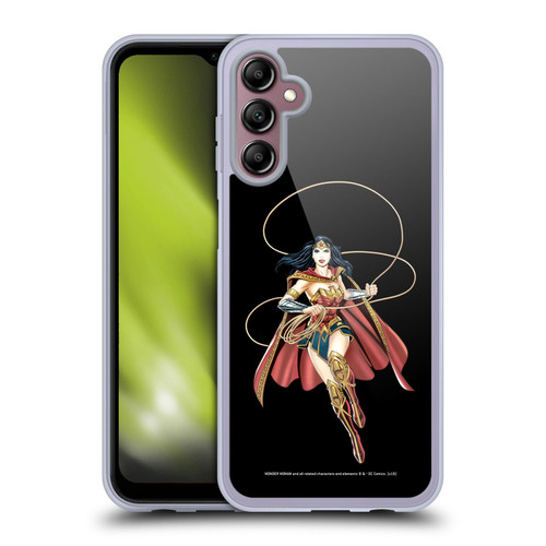 Wonder Woman DC Comics Character Art Lasso Of Truth Soft Gel Case for Samsung Galaxy A14 5G
