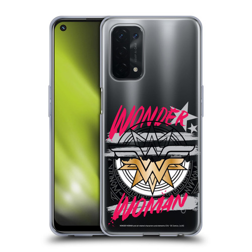 Wonder Woman DC Comics Graphic Arts Shield Soft Gel Case for OPPO A54 5G