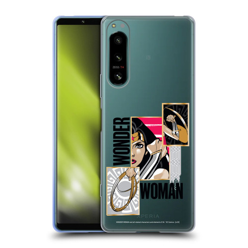 Wonder Woman DC Comics Graphic Arts Weapons Soft Gel Case for Sony Xperia 5 IV