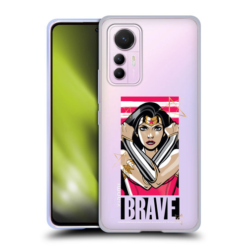 Wonder Woman DC Comics Graphic Arts Brave Soft Gel Case for Xiaomi 12 Lite