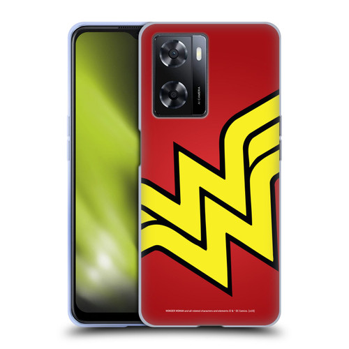 Wonder Woman DC Comics Logos Oversized Soft Gel Case for OPPO A57s