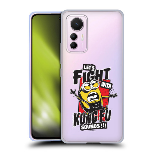 Minions Rise of Gru(2021) Asian Comic Art Kung Fu Soft Gel Case for Xiaomi 12 Lite