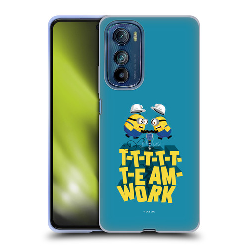 Minions Rise of Gru(2021) Graphics Teamwork Soft Gel Case for Motorola Edge 30