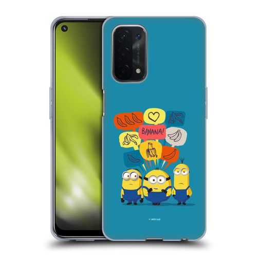 Minions Rise of Gru(2021) Graphics Speech Bubbles Soft Gel Case for OPPO A54 5G