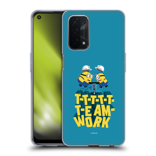 Minions Rise of Gru(2021) Graphics Teamwork Soft Gel Case for OPPO A54 5G