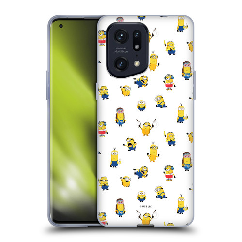 Minions Rise of Gru(2021) Humor Costume Pattern Soft Gel Case for OPPO Find X5 Pro