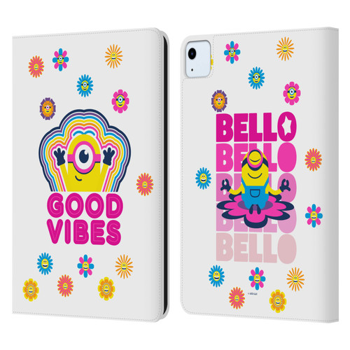 Minions Rise of Gru(2021) Day Tripper Good Vibes Leather Book Wallet Case Cover For Apple iPad Air 2020 / 2022
