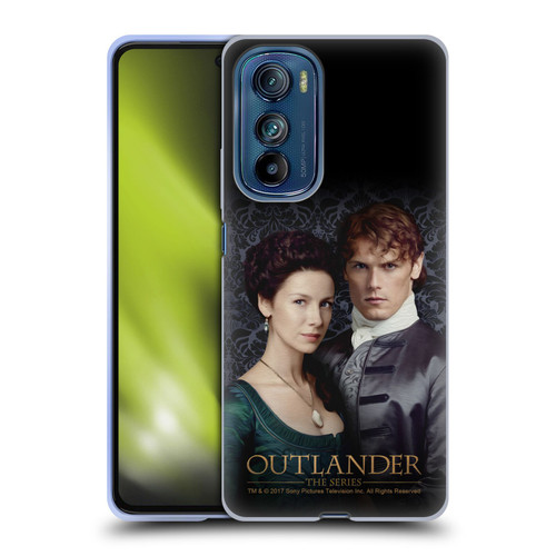 Outlander Portraits Claire & Jamie Soft Gel Case for Motorola Edge 30