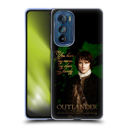 Outlander Portraits Jamie Soft Gel Case for Motorola Edge 30
