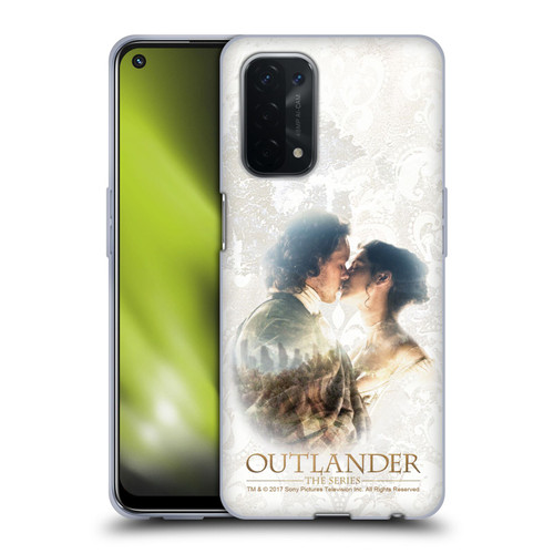 Outlander Portraits Claire & Jamie Kiss Soft Gel Case for OPPO A54 5G