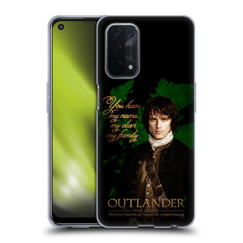 Outlander Portraits Jamie Soft Gel Case for OPPO A54 5G