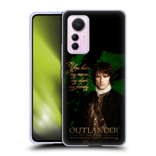 Outlander Portraits Jamie Soft Gel Case for Xiaomi 12 Lite