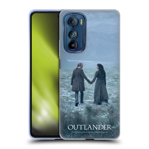 Outlander Season 6 Key Art Jamie And Claire Soft Gel Case for Motorola Edge 30