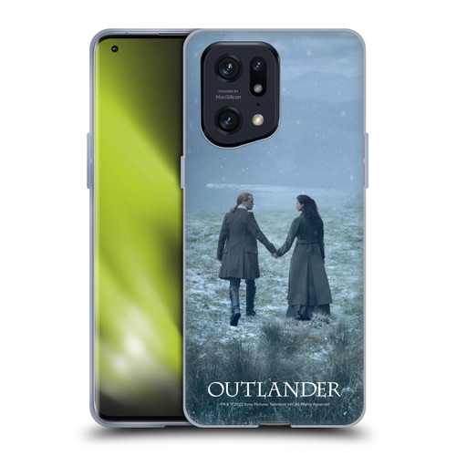 Outlander Season 6 Key Art Jamie And Claire Soft Gel Case for OPPO Find X5 Pro