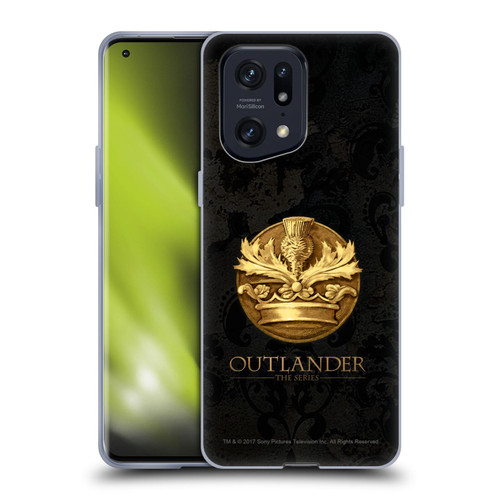 Outlander Seals And Icons Scotland Thistle Soft Gel Case for OPPO Find X5 Pro