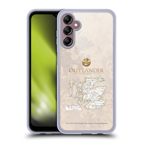 Outlander Seals And Icons Map Soft Gel Case for Samsung Galaxy A14 5G