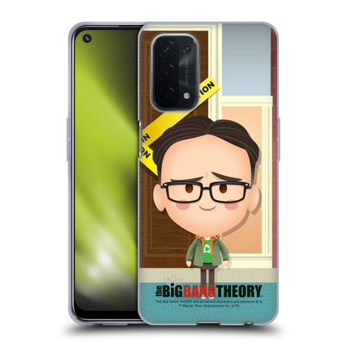 The Big Bang Theory Character Art Leonard Soft Gel Case for OPPO A54 5G
