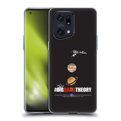 The Big Bang Theory Graphic Arts Earth Soft Gel Case for OPPO Find X5 Pro