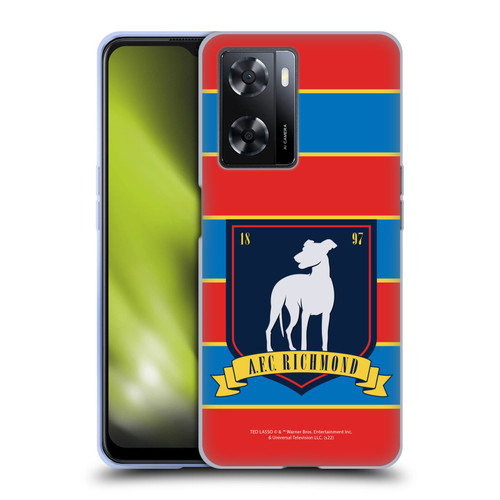 Ted Lasso Season 1 Graphics A.F.C Richmond Stripes Soft Gel Case for OPPO A57s