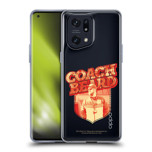 Ted Lasso Season 2 Graphics Coach Beard Soft Gel Case for OPPO Find X5 Pro