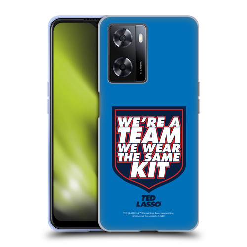 Ted Lasso Season 2 Graphics We're A Team Soft Gel Case for OPPO A57s