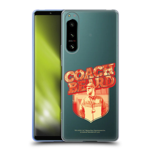 Ted Lasso Season 2 Graphics Coach Beard Soft Gel Case for Sony Xperia 5 IV