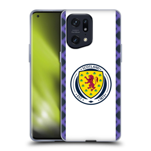 Scotland National Football Team 2022/23 Kits Away Soft Gel Case for OPPO Find X5 Pro