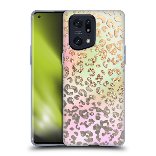 Monika Strigel Dreamland Gold Leopard Soft Gel Case for OPPO Find X5 Pro