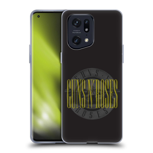 Guns N' Roses Band Art Bullet Soft Gel Case for OPPO Find X5 Pro