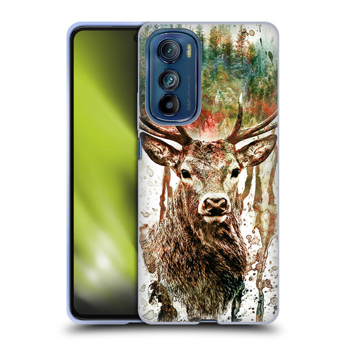 Riza Peker Animals Deer Soft Gel Case for Motorola Edge 30