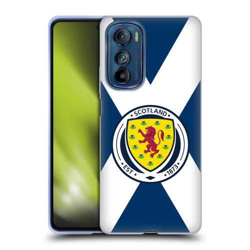 Scotland National Football Team Logo 2 Scotland Flag Soft Gel Case for Motorola Edge 30