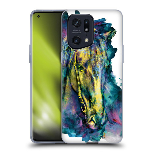 Riza Peker Animals Horse Soft Gel Case for OPPO Find X5 Pro