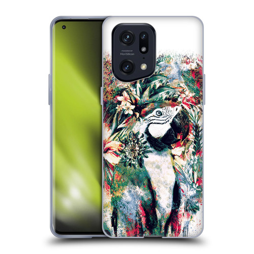 Riza Peker Animals Parrot Soft Gel Case for OPPO Find X5 Pro