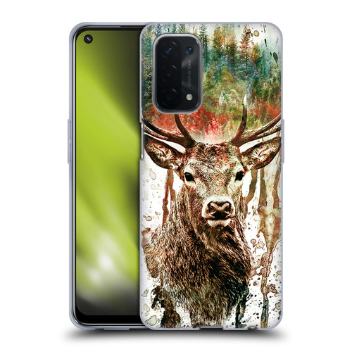 Riza Peker Animals Deer Soft Gel Case for OPPO A54 5G