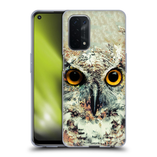 Riza Peker Animals Owl II Soft Gel Case for OPPO A54 5G