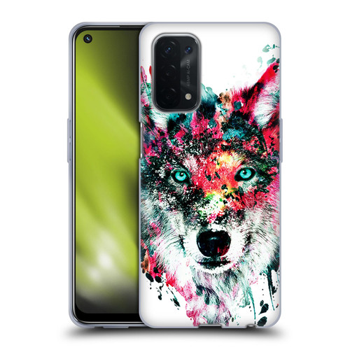 Riza Peker Animals Wolf Soft Gel Case for OPPO A54 5G
