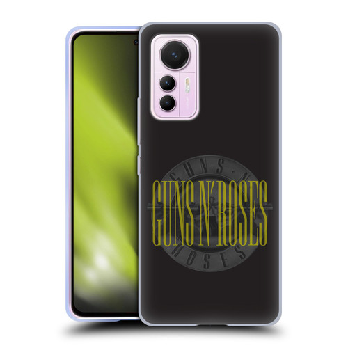 Guns N' Roses Band Art Bullet Soft Gel Case for Xiaomi 12 Lite