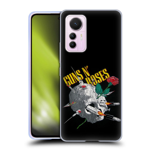 Guns N' Roses Band Art Needles Skull Vintage Soft Gel Case for Xiaomi 12 Lite