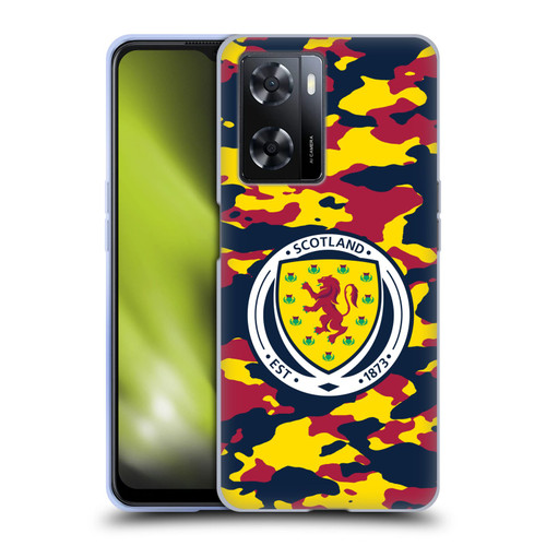 Scotland National Football Team Logo 2 Camouflage Soft Gel Case for OPPO A57s
