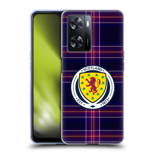 Scotland National Football Team Logo 2 Tartan Soft Gel Case for OPPO A57s