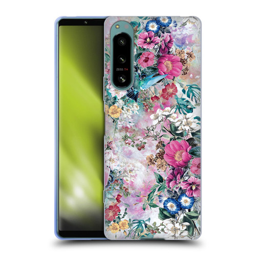 Riza Peker Florals Birds Soft Gel Case for Sony Xperia 5 IV