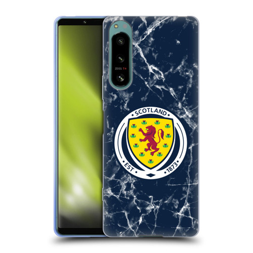 Scotland National Football Team Logo 2 Marble Soft Gel Case for Sony Xperia 5 IV