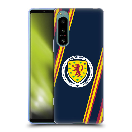 Scotland National Football Team Logo 2 Stripes Soft Gel Case for Sony Xperia 5 IV