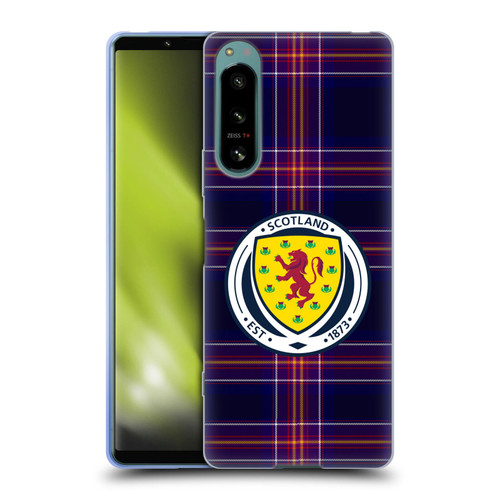 Scotland National Football Team Logo 2 Tartan Soft Gel Case for Sony Xperia 5 IV