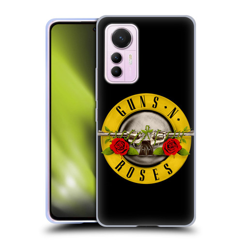 Guns N' Roses Key Art Bullet Logo Soft Gel Case for Xiaomi 12 Lite