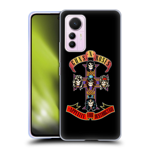 Guns N' Roses Key Art Appetite For Destruction Soft Gel Case for Xiaomi 12 Lite