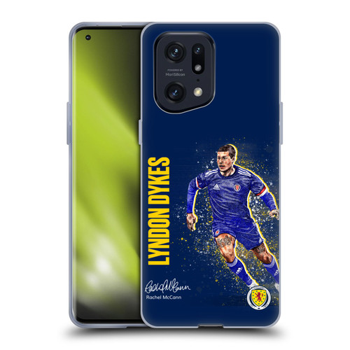 Scotland National Football Team Players Lyndon Dykes Soft Gel Case for OPPO Find X5 Pro