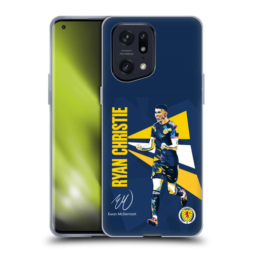 Scotland National Football Team Players Ryan Christie Soft Gel Case for OPPO Find X5 Pro